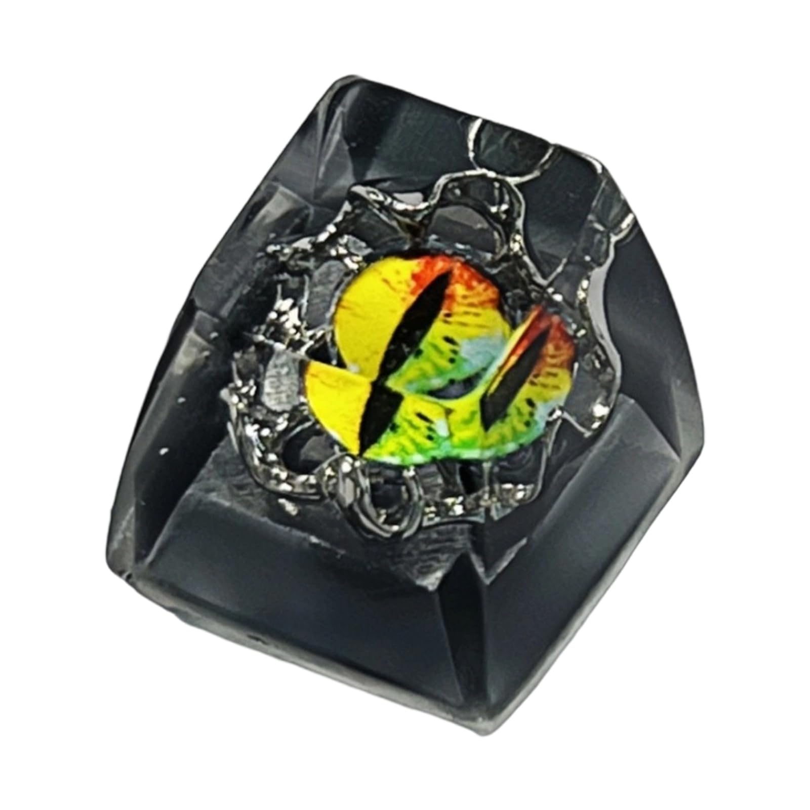 Maxtonser Resin Mechanical Keypad Keycap Cartoon Eye Pattern Height Translucent Keycap for Mechanical Accessories