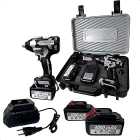 Chave de impacto a Bateria 21V 4Ah 1/2" Brushless com 2 baterias - SGT-7507-PRO - Sigma (110V/220V)