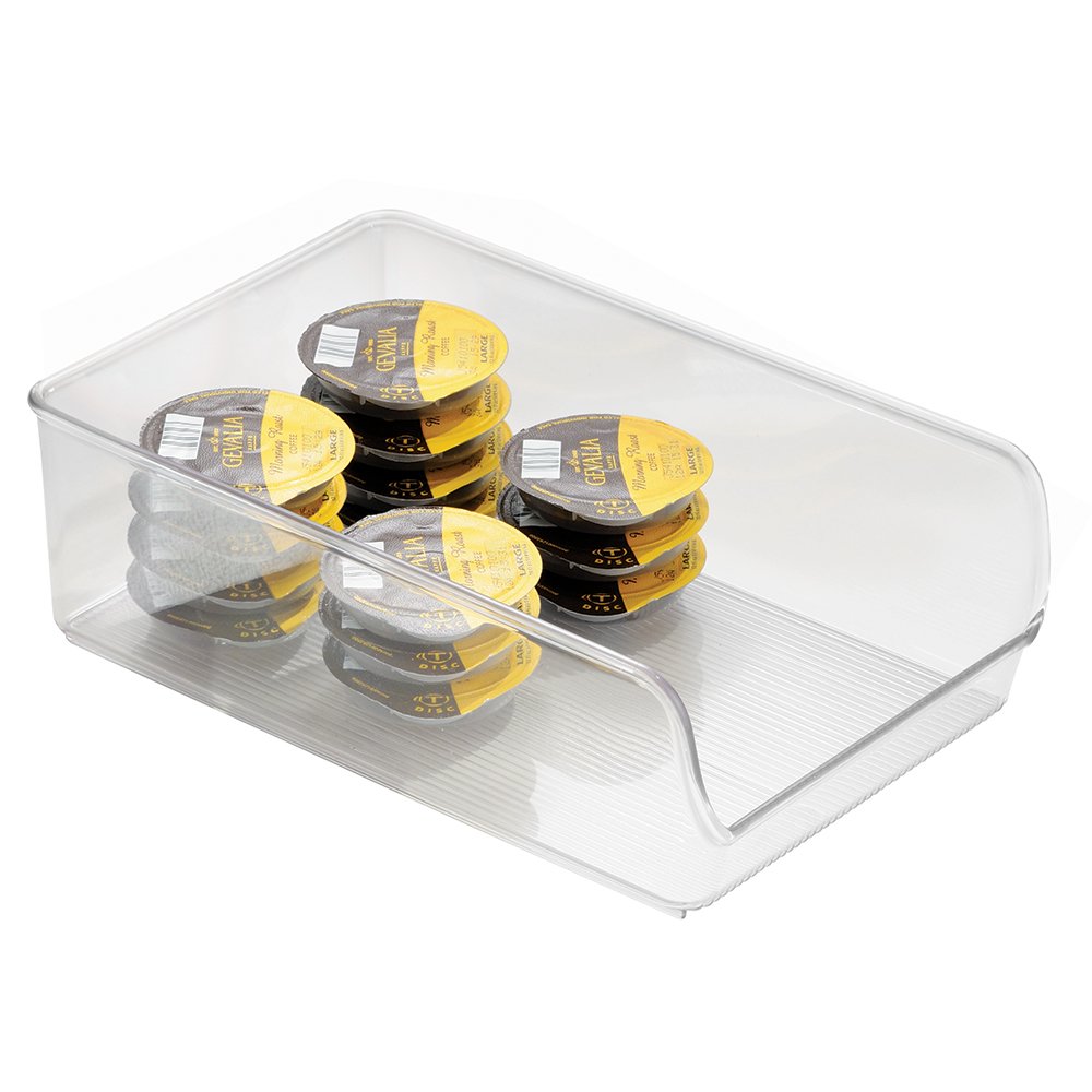 Support pour dosettes de café transparent interDesign pour un coin cuisine épuré