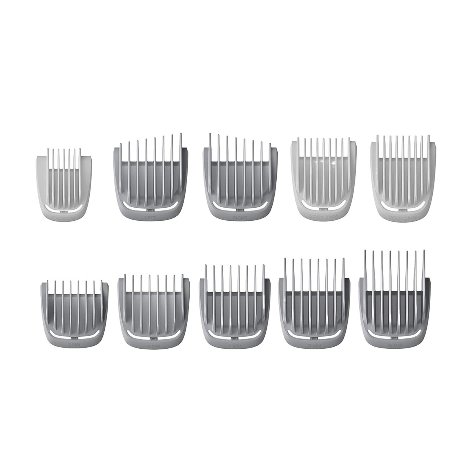 Peines Guía De Repuesto Compatibles Con Philips, Norelco Y Recortadoras Multigroom Series 9000/7000/5000/3000.(5 pcs set)