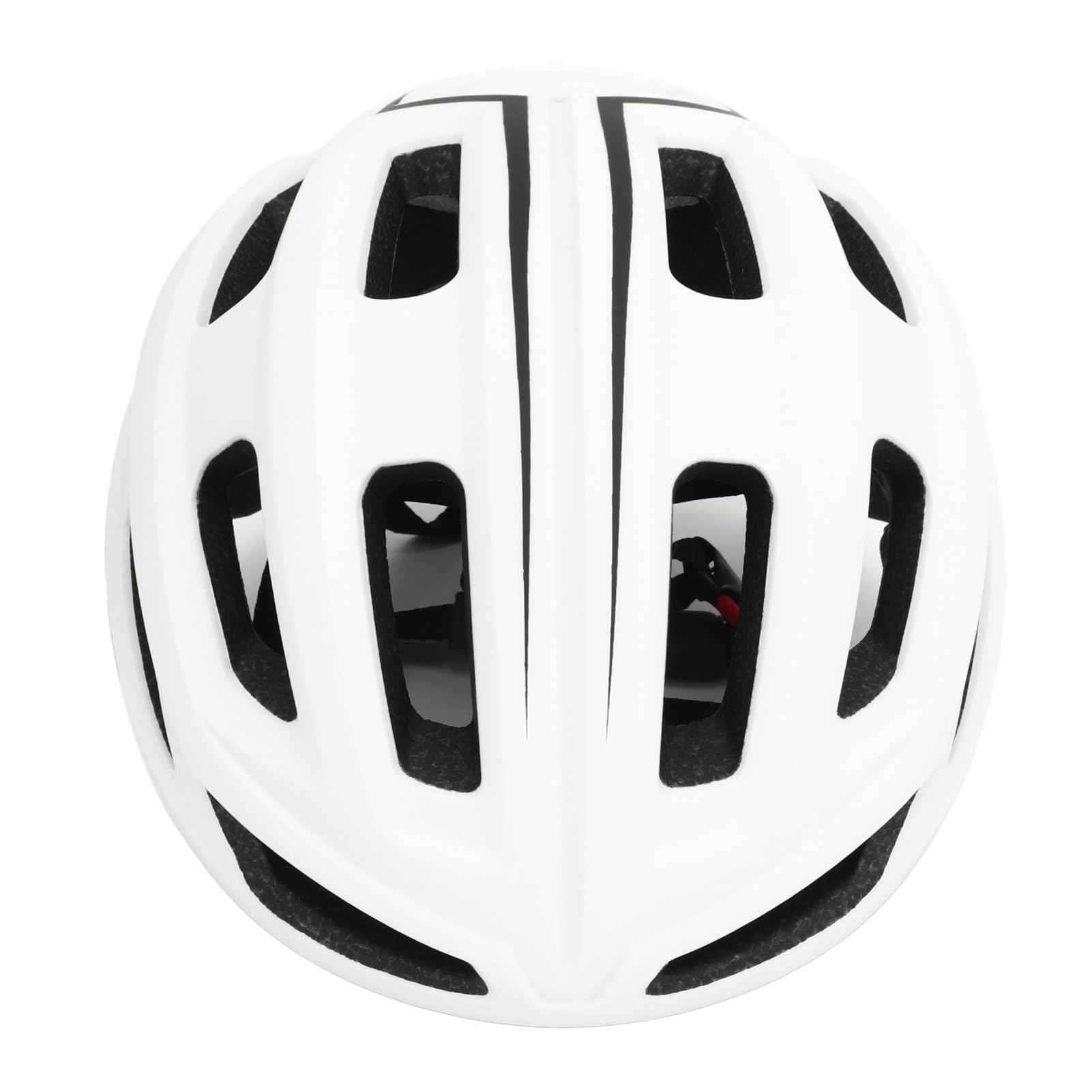 Casco de Ciclismo, Casco de Bicicleta 61-65 Cm, Ajustable, Transpirable, Ligero, para Adultos, Casco de Bicicleta de Carretera con 21 Ventilaciones para Hombres y Mujeres (White)