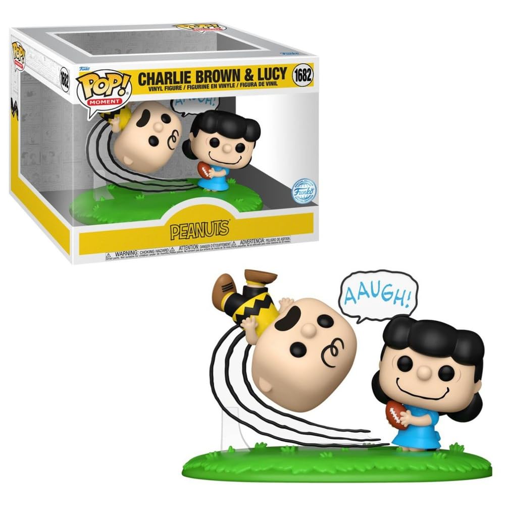 Funko Pop Moment Peanuts Charlie Brown And Lucy 1682 Special Edition
