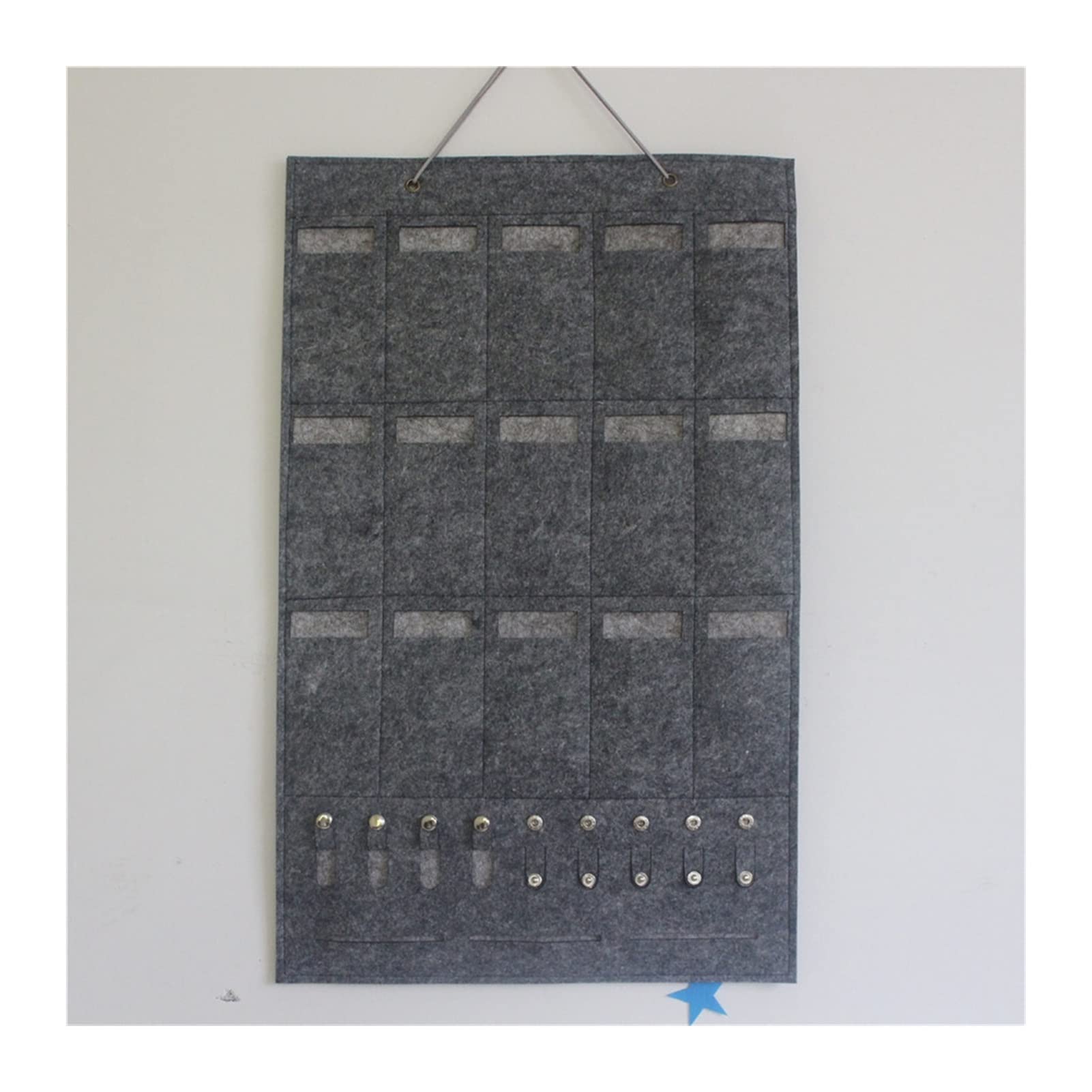 GLigeT Brillenständer 15/25 Slots Filz Brillen Stehen Halter for Sonnenbrille Brille Aufbewahrungsanzeige Hängebeutel Wandtasche Aufbewahrungsbox Organizer Sonnenbrillenständer(4)