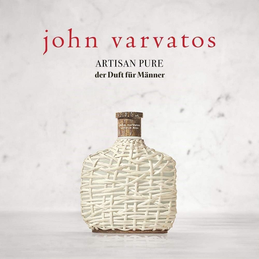 John Varvatos - Artisan Pure – Eau de Toilette für Herren – Zerstäuber mit Hesperid- und Holzduft – langanhaltender und intensiver Duft – auf Basis von holzigen Zitrusfrüchten