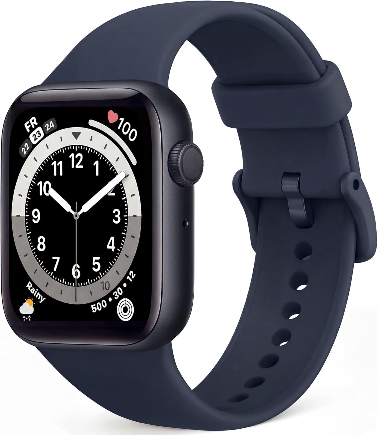 Smart Montre Connectée, Fitness e Tracker d'activité anello impermeabile IP68 pour iOS et Android