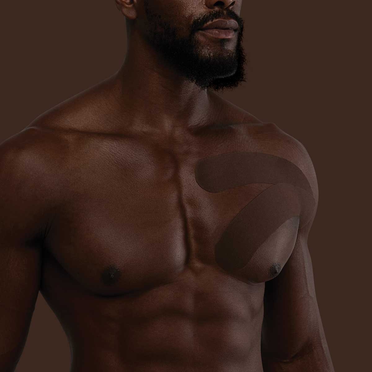 K-Tape® My Skin Very Dark Brown Box of 4 (4 Rollen, à 5cm x 5m)