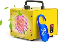 Rddmen Máquina De Ozônio Para Remoção De Odores - Gerador De 20.000 Mg, Purificador De Ar Para Casa, Carro, Fumaça E Animais De Estimação (Amarelo)
