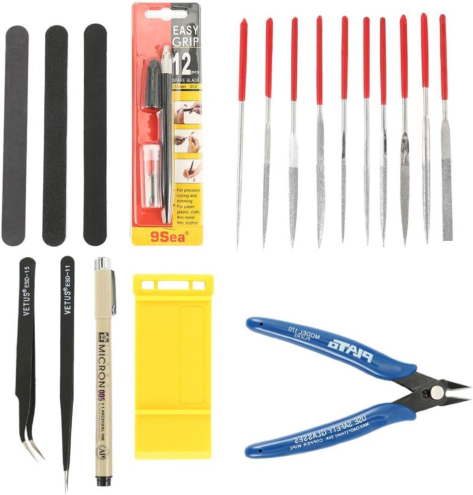 19Pcs Basic Craft Tools Set Construction Repair Kit DIY Tool Set Model