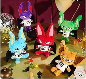 Amazon.co.jp: 5個セット BB5 コムドット 5周年記念ぬいぐるみ : おもちゃ