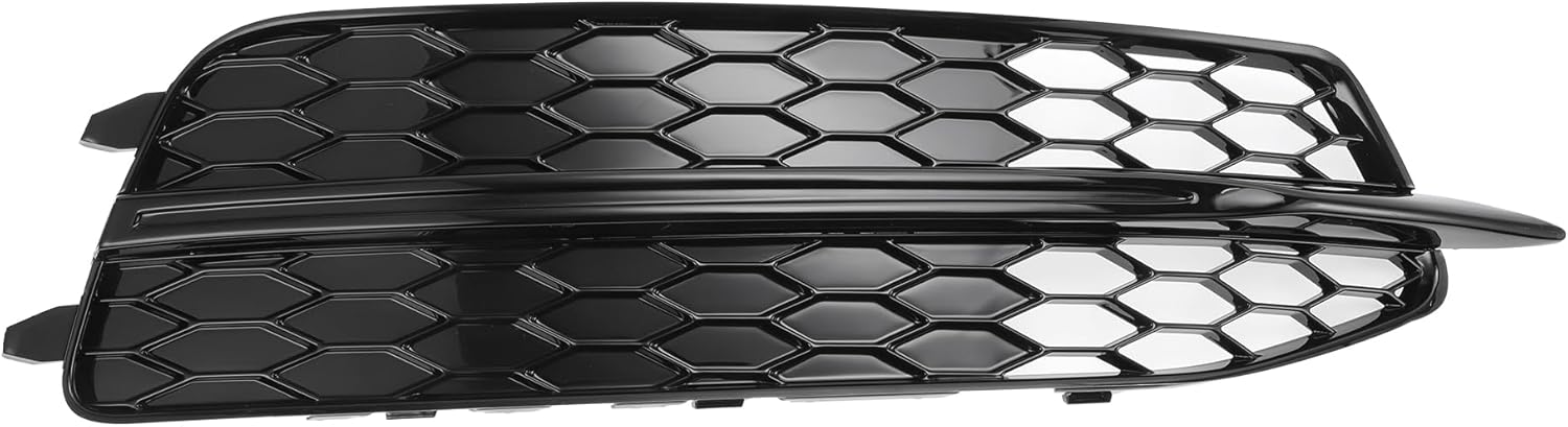 1pc Fog Light Grill for Audi A6 C7 2011-2014 Durable ABS Black Front Right Front Lower Bumper Fog Light Cover Inserts