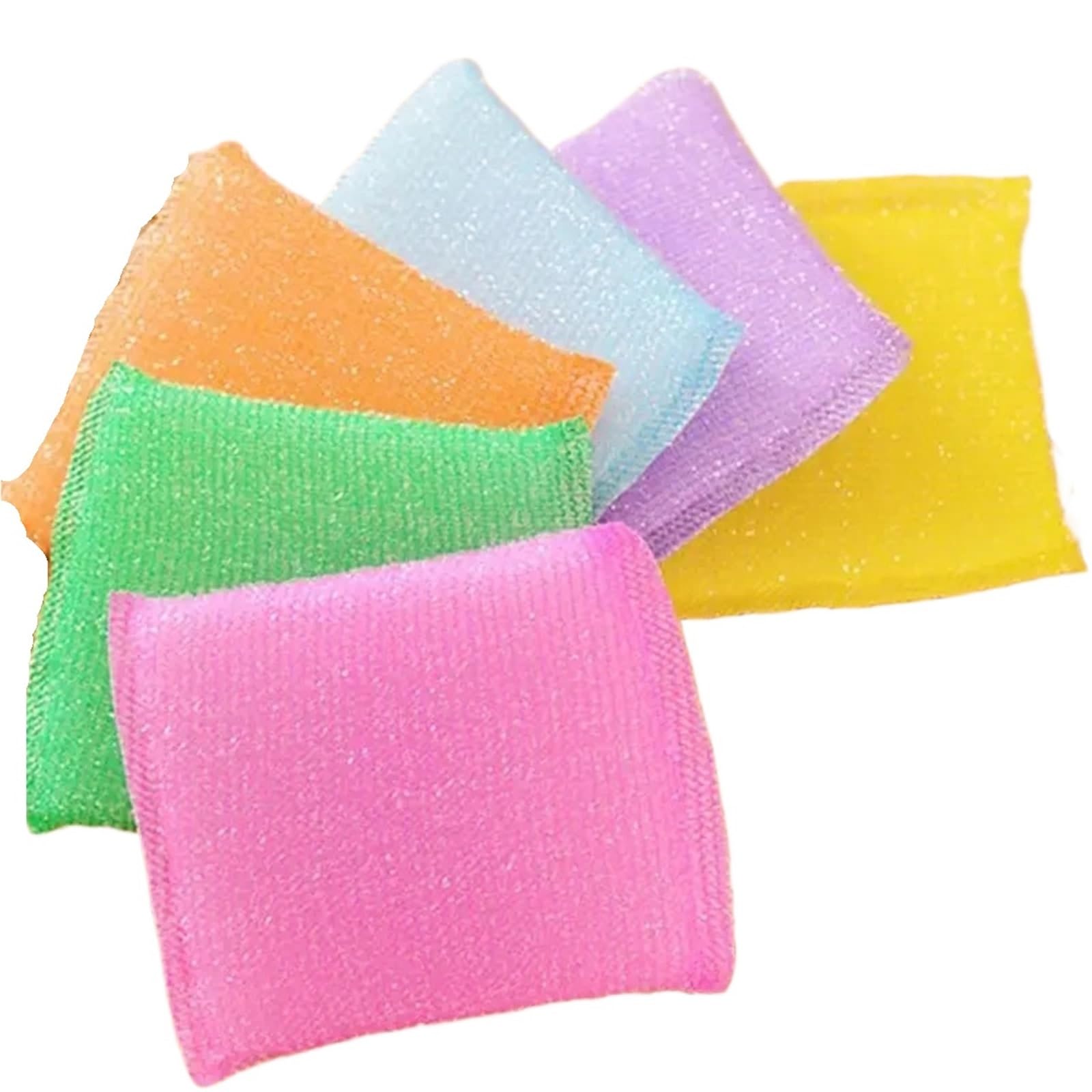 Non Scratch Wire Dishcloth 50 100 200pcs Kitchen Nonstick Oil Scouring Pad Cleaning Cloth Washing to Wash Towel