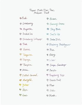 Paper Mate Flair Felt Tip Pens, 0.7mm, Medium Point, 12-Count (Blue)