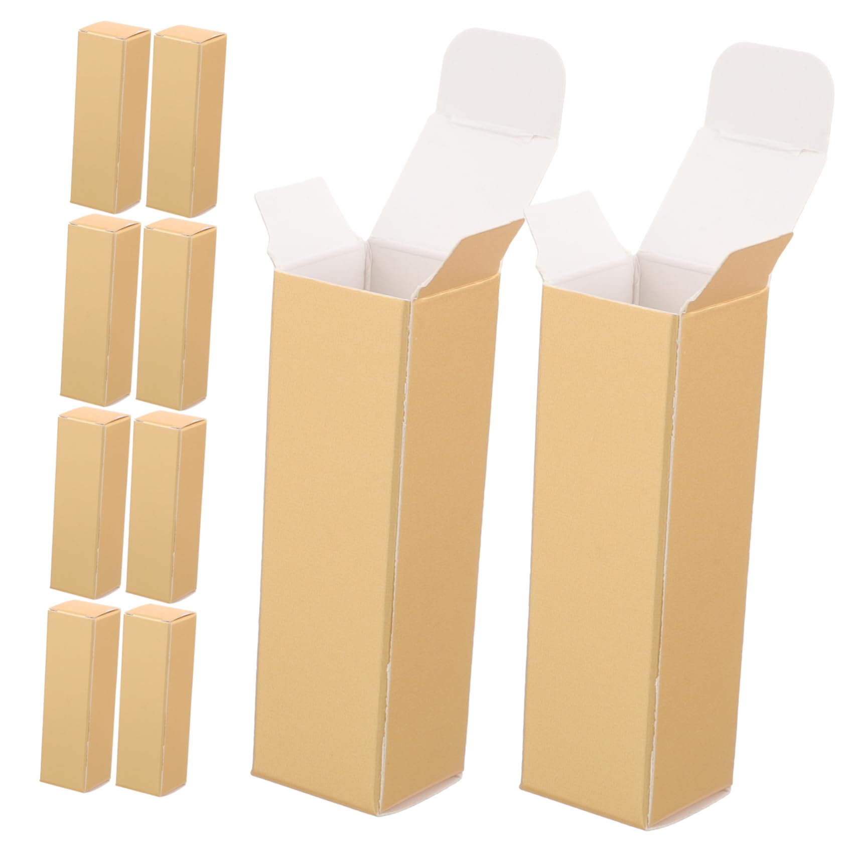 WRITWAA 4 Sätze Lippenstift-box Saftig Inhaber Schüttgut Container Klein Aufbewahrungsbehälter Für Lipgloss Aus Papier Lippenstiftverpackung Geschenkbox 50 Stück * 4