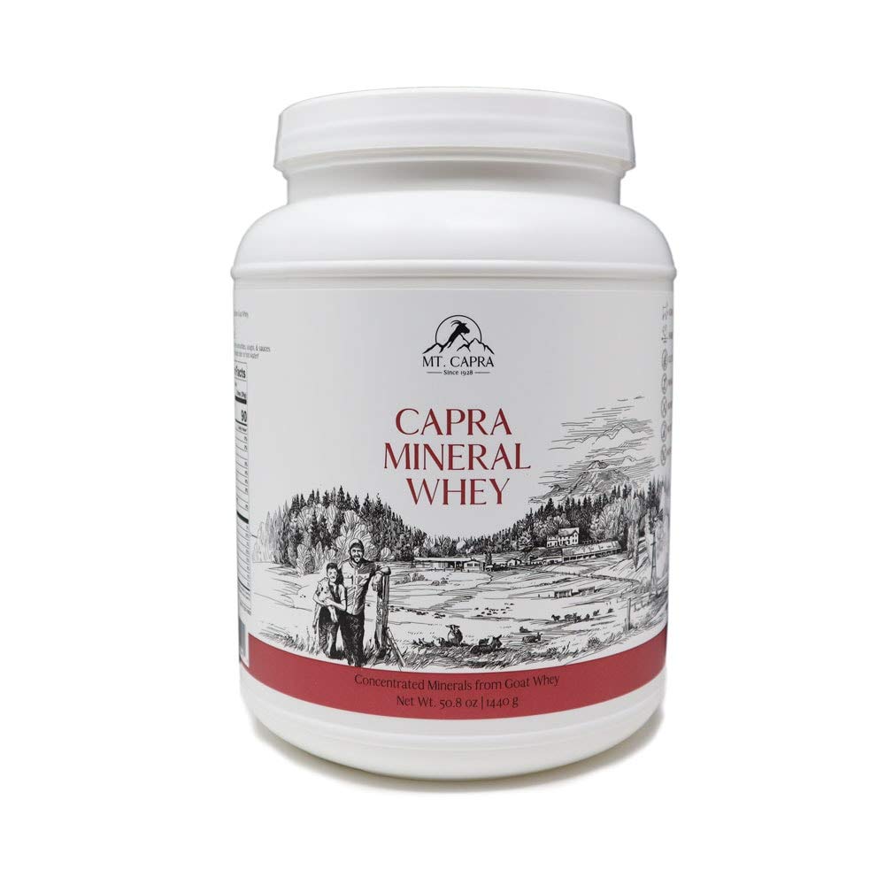 MT. CAPRA SINCE 1928 Capra Mineral Whey | A Whole Food, Bio-Available Mineral/Electrolyte Supplement