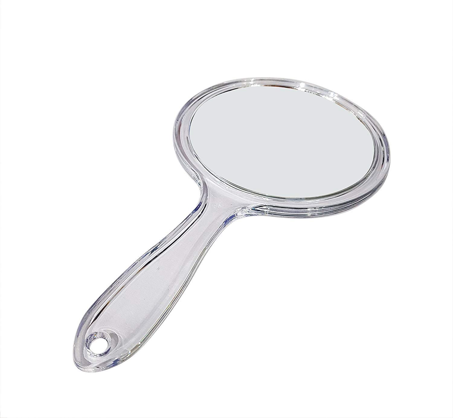 Fully Hand Makeup Mirror/Cosmetic Mirror/Shaving Mirror for Unisex Best for Travel and Home Use 10 Gram White Pack of 1-image-0