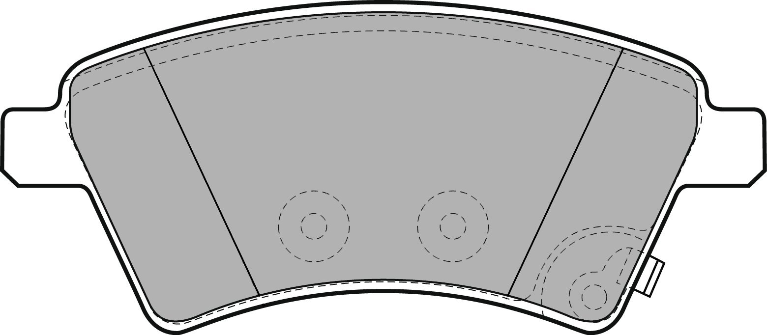 Delphi Kit Pastiglie Freni Anteriore Con Segnalatore Acustico Usura Con Accessori LP1966-image