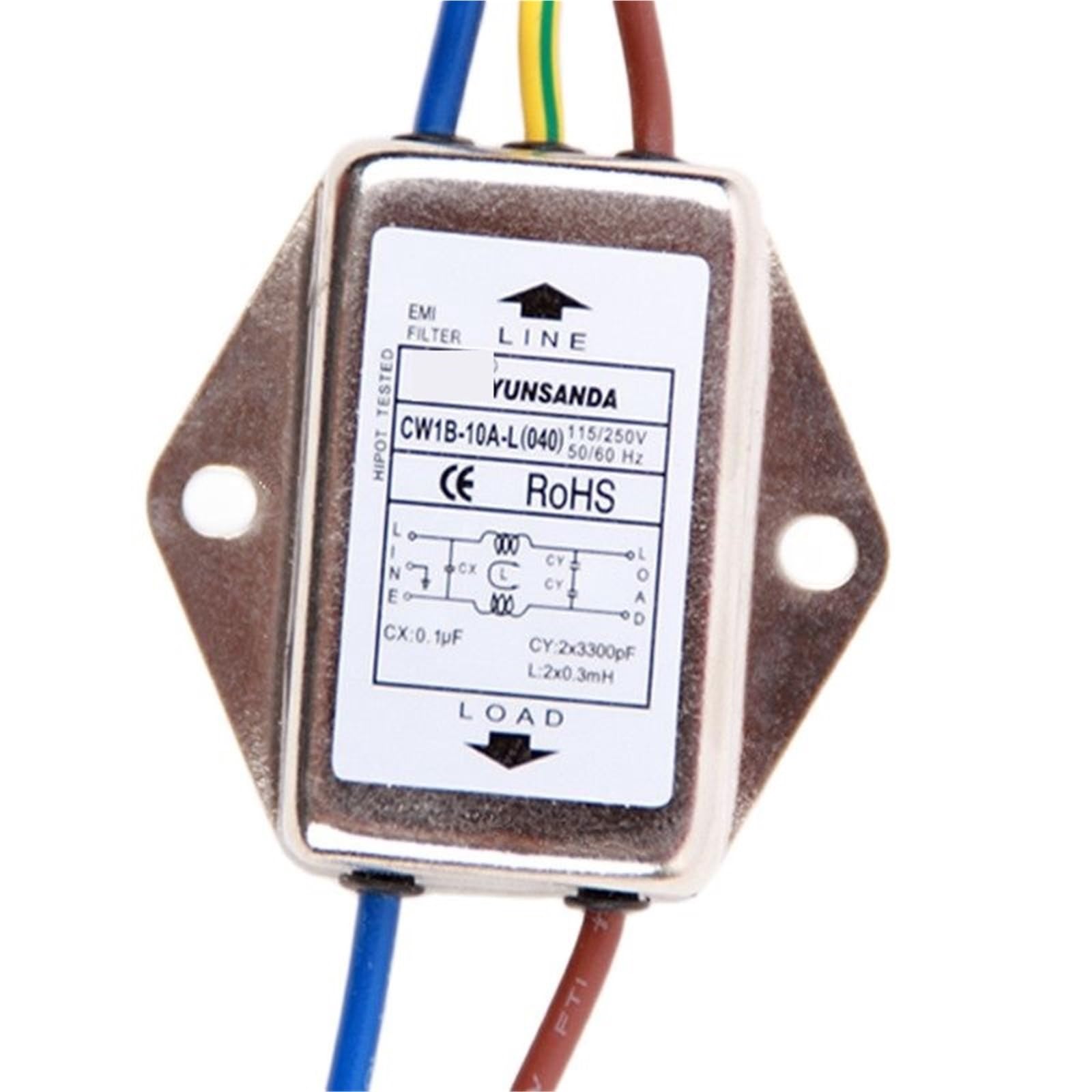 XDDQWSWA CW1B-6A -L CW1B-3A -L CW1B-10A-L Power supply filter AC 115V/250V(CW1B-1A-L)