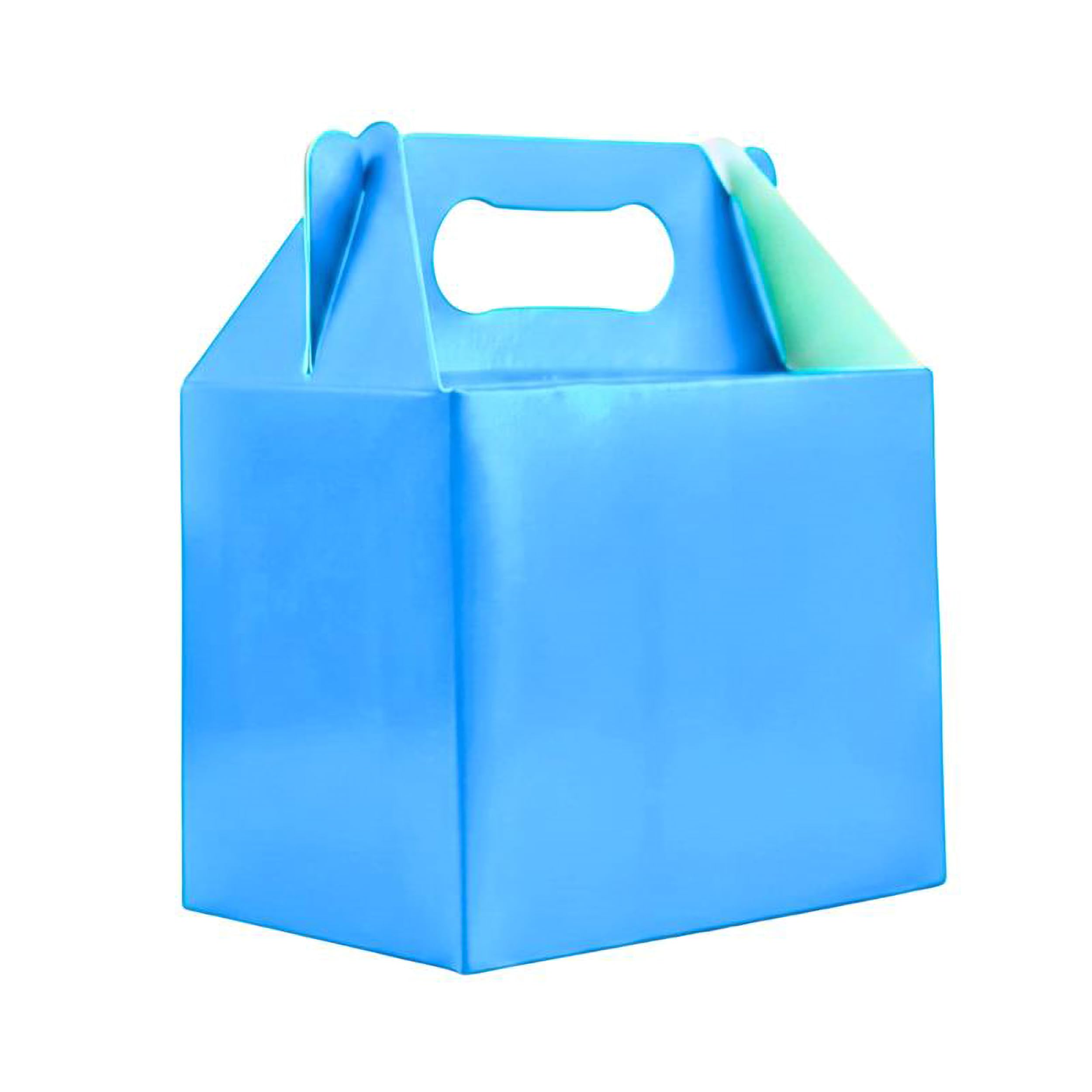 SHATCHI 30Pcs Sky Blue Party Food Lunch Boxes Takeaway Containers 14x12x10 cm - Meal Treat, Candy, Cookie, Toys, Cake Packing for Kids Birthday, Wedding, Catering Events, Picnics Party Bags