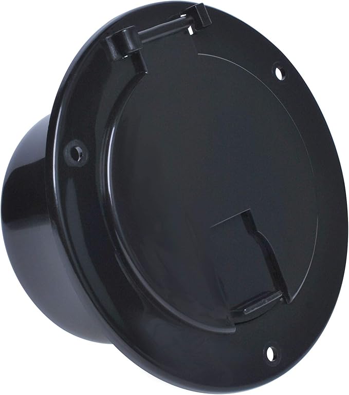 Foifatt RV Electric Cable Hatch for 30 and 50 Amp Cords Replacement 5