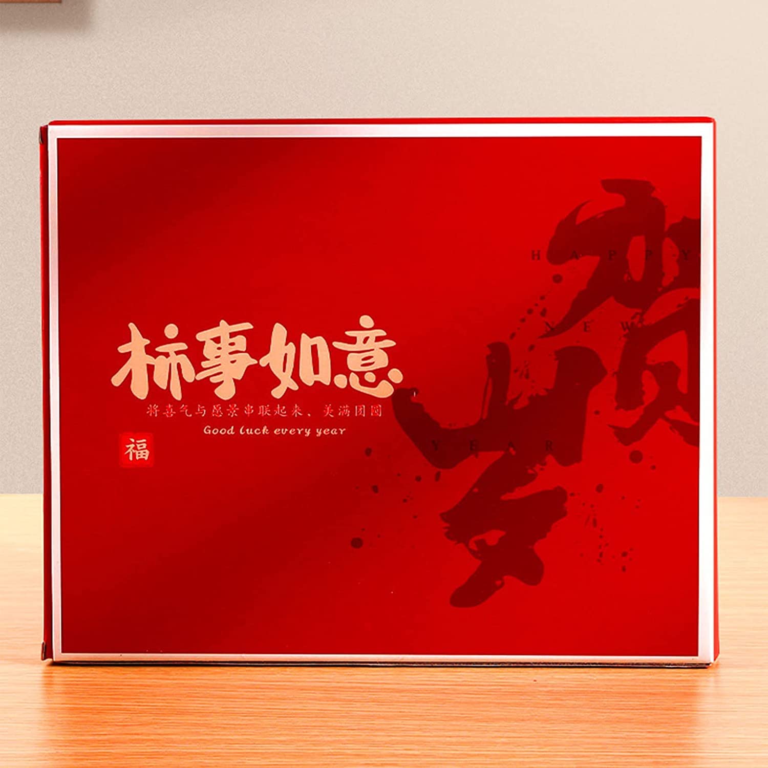 OLOTU Kalender Kreativer Kalender, Stehender Flip-Desktop-Kalender mit Holzsockel, Stifthalter-Set, Telefonhalter, Tischkalender 2023 Geplant