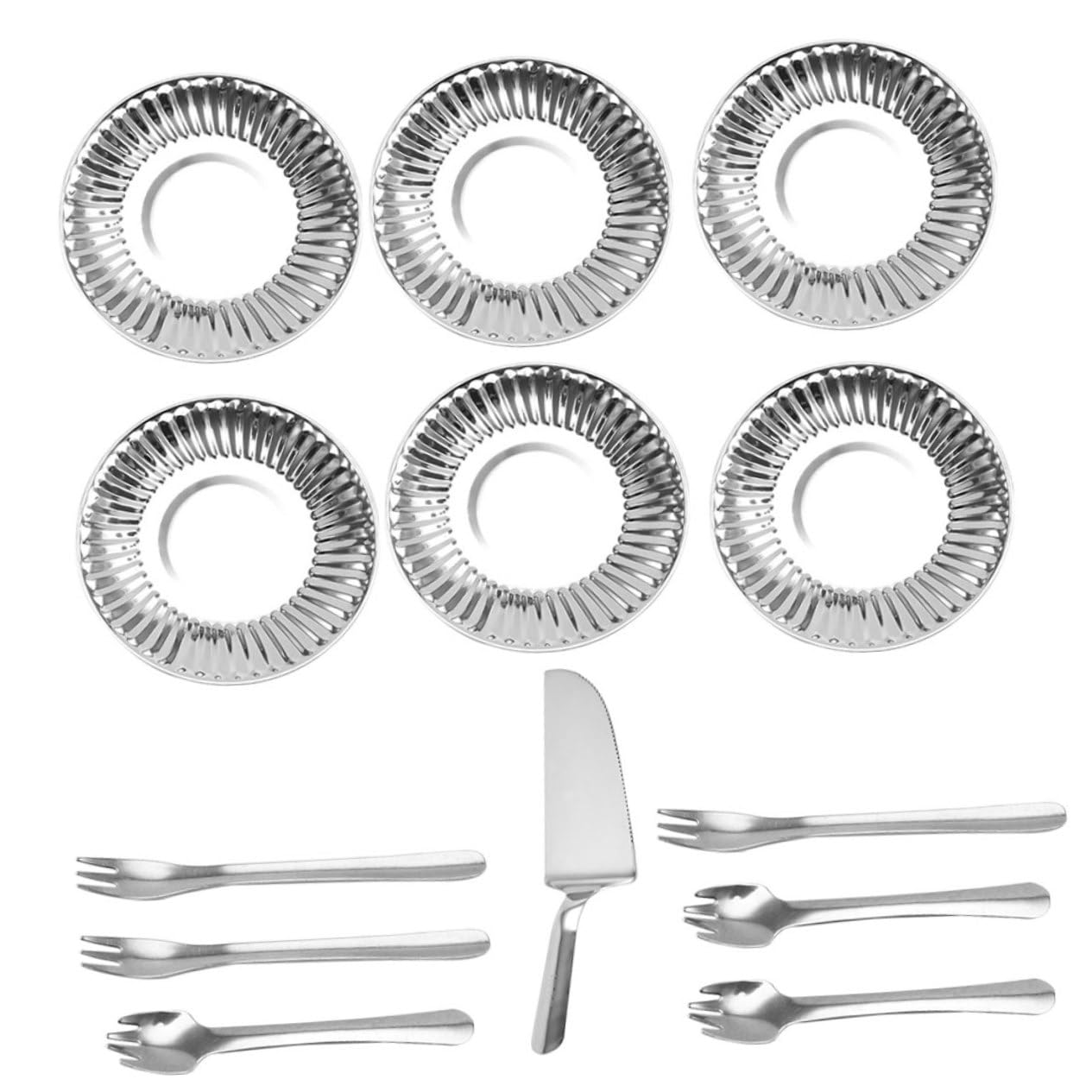 AUTSUPPL 1 Set Birthday Cake Spatula Household Items Reusable Utensils Cake Serving Utensil Dinnerware Party Kitchen Utensils Cake Utensil Kit Flatware Cutlery Stainless Steel Silver
