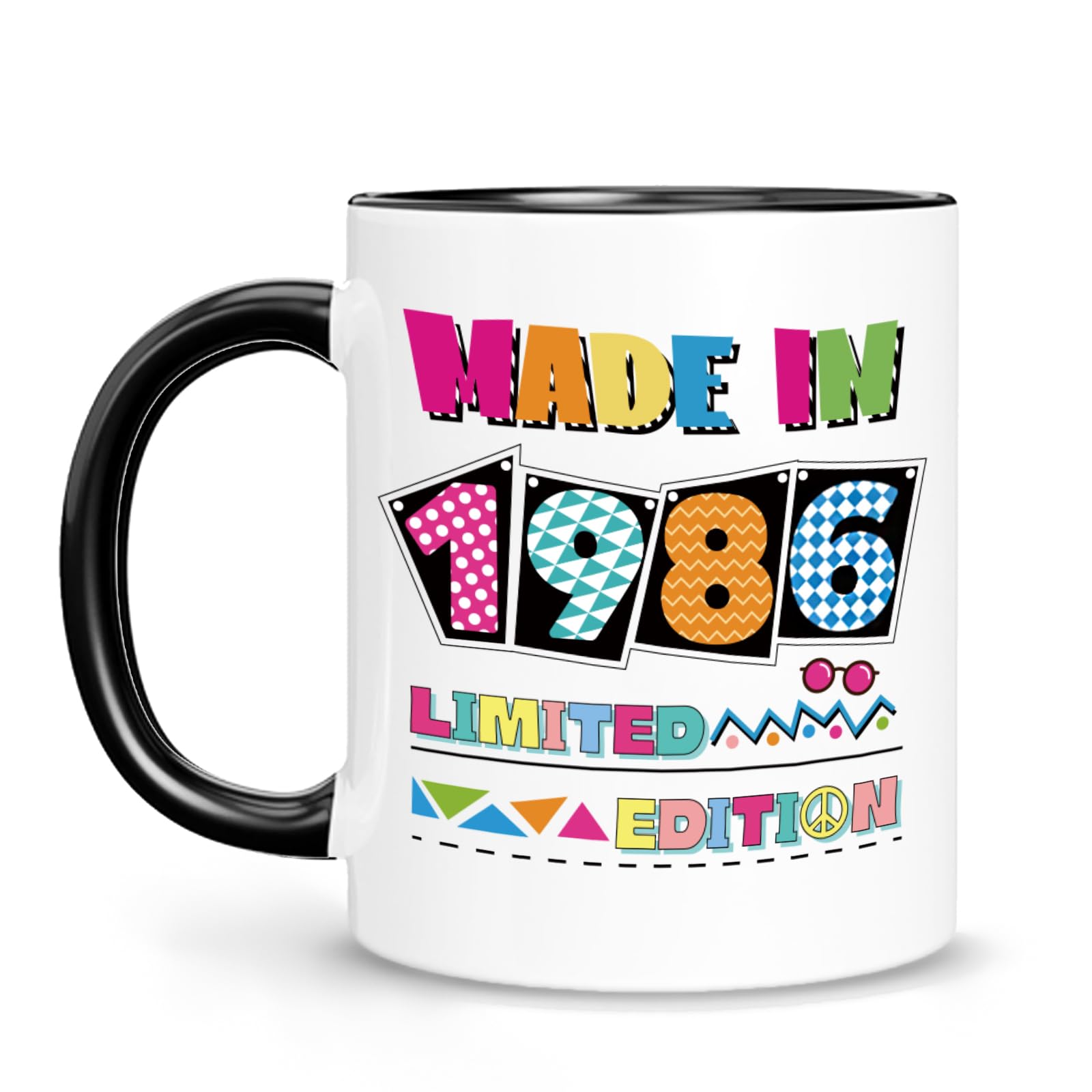 Belillpipi Geschenk zum 40. Geburtstag für Männer, Geschenkidee mit lustigem Spruch, Keramik Kaffeetasse zum 40. Geburtstag, Geburtstagsgeschenk für Papa, Freundin, Kollegen