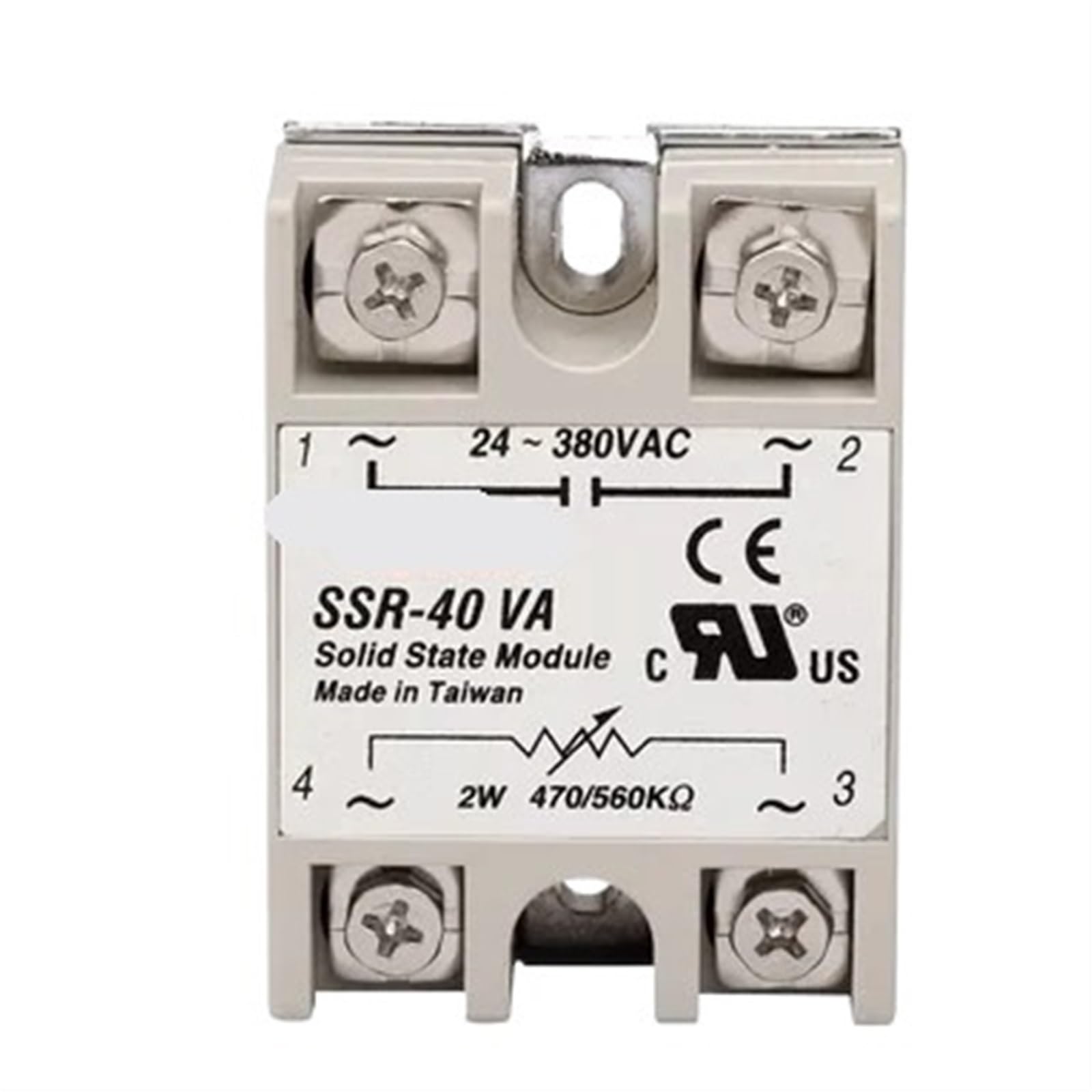 NWPNLXEA SSR-40VA Metal Base Resistance Regulator Solid State Relay