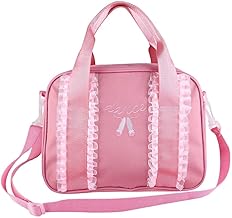 Dance Bag Dance Bag Hnadbag Shouler Dance Bag for Children (30 x 15 x 22 cm Pink), pink