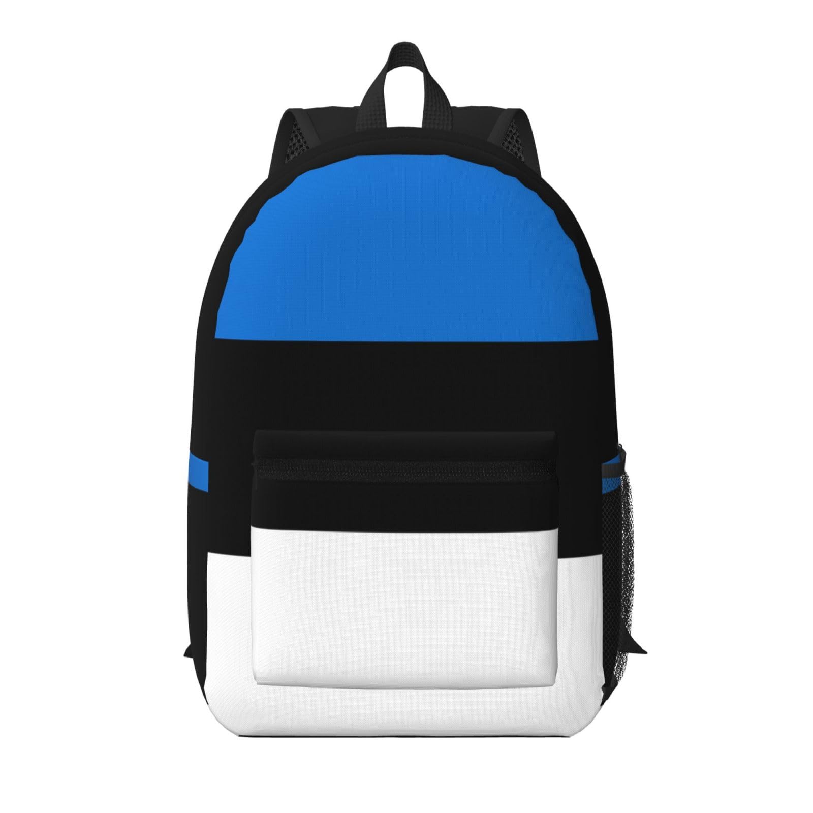 Mochila escolar ligera EdWal para universidad y viajes con diseño de bandera de Estonia 8