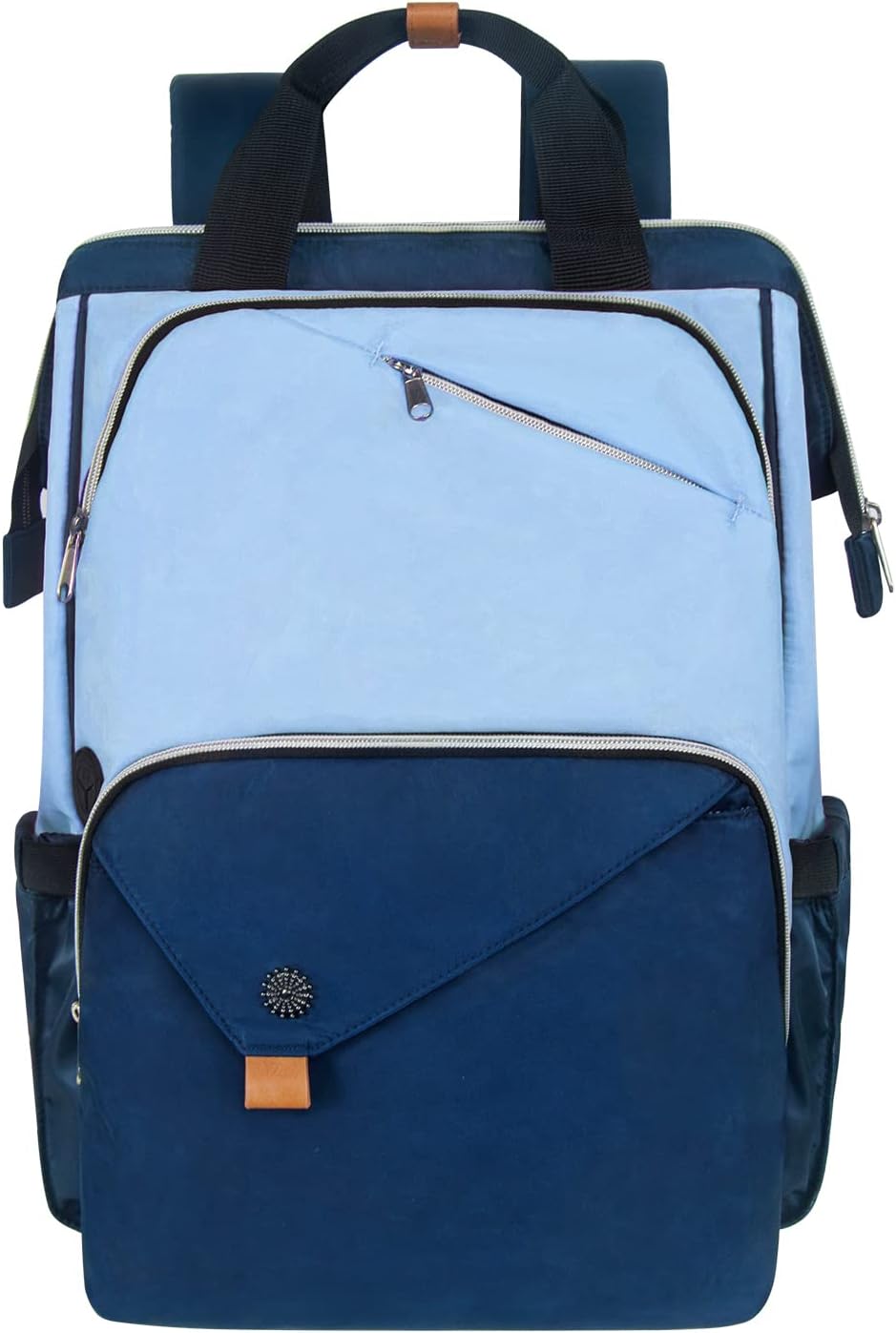 Hap Tim Laptop Backpack 15.6/14/13.3 Inch Laptop Bag Travel Backpack for Women/Men Waterproof School Computer Bag Large Capacity Bookbag for College/Travel/Business (7651EU), Blue