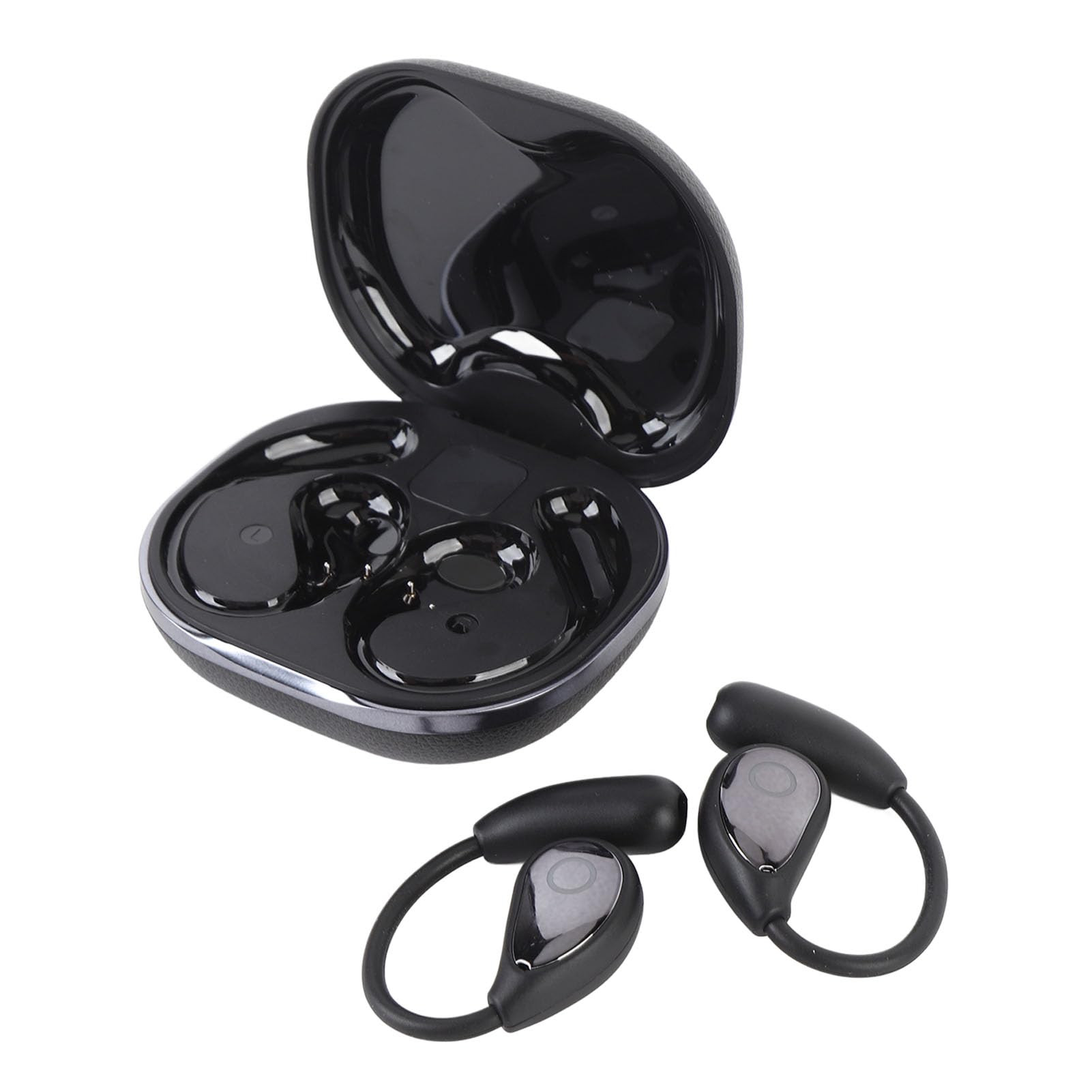 Cryfokt Auricolari per Traduzione Bluetooth Avanzati 144 Lingue 70 Accenti per Comunicazioni Facili per Viaggi e Affari 2 unità (BLACK)