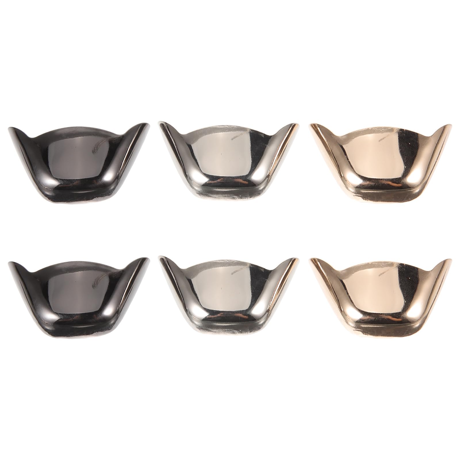 Cubiertas Decorativas Metálicas para Punteras de Tacones 3 Pares Protectores para Zapatos de Mujer Resistentes y Adaptables para Uso Diario y Ocasiones Obsequios