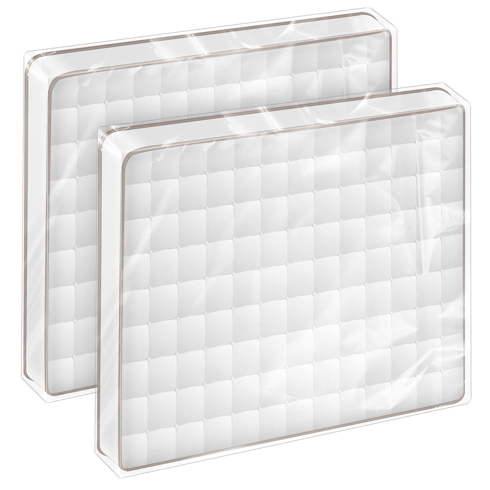 Coprimaterasso per trasloco, 2 coprimaterassi in plastica, impermeabili, king size, 240 x 200 x 35 cm, riutilizzabili, per riporre i materassi
