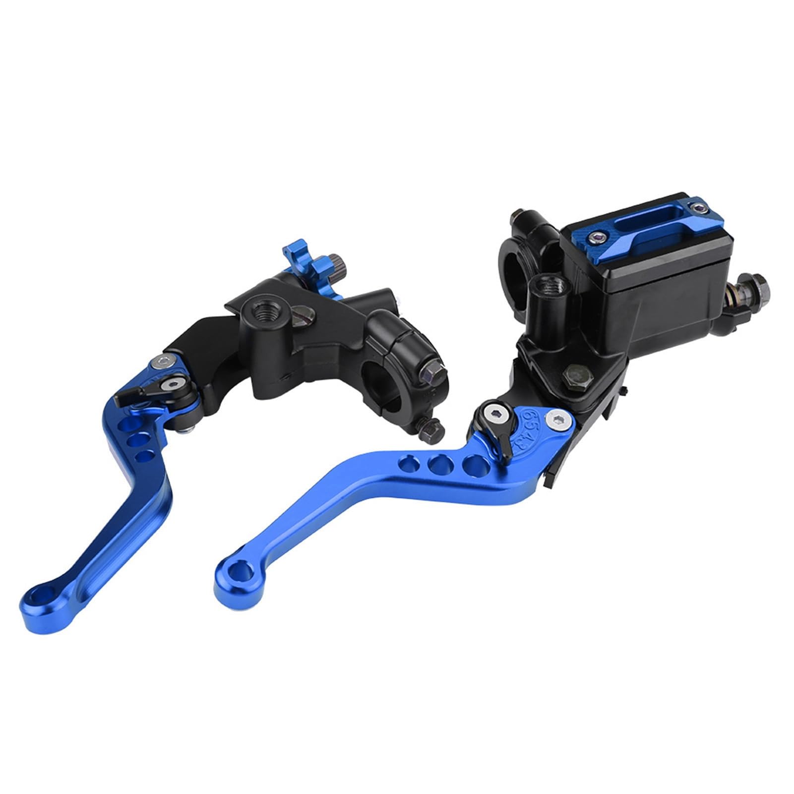 Leviers de réservoir de maître cylindre d'embrayage de frein de moto 1 paire 7/8 Inch(22mm) universel pour accessoire de voiture(Bleu) , Freins , Tambours de frein et accessoires