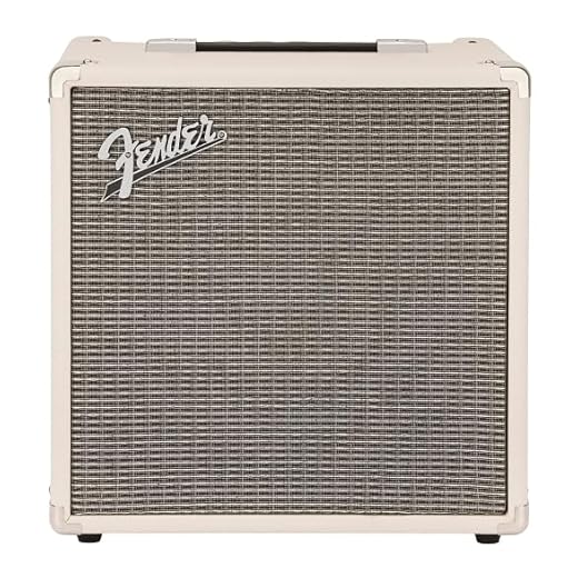 Fender Rumble 25 V3, Combo Amplificador 25 W, Ideal Bajo Eléctrico, Ivory