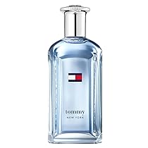 Tommy Hilfiger –Tommy New York Eau de Toilette 100 ml – Profumo Uomo – Fragranza Fougère Spicy – Note Speziate e Legnose – Flacone in Vetro Blu
