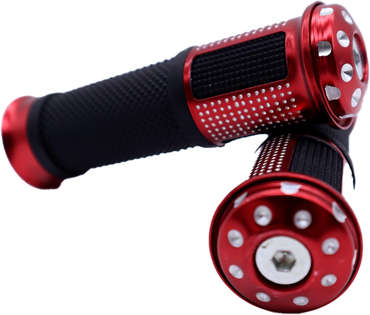 HiSport Universal Motorcycle Handlebar Grips 7/8 inch2PCs