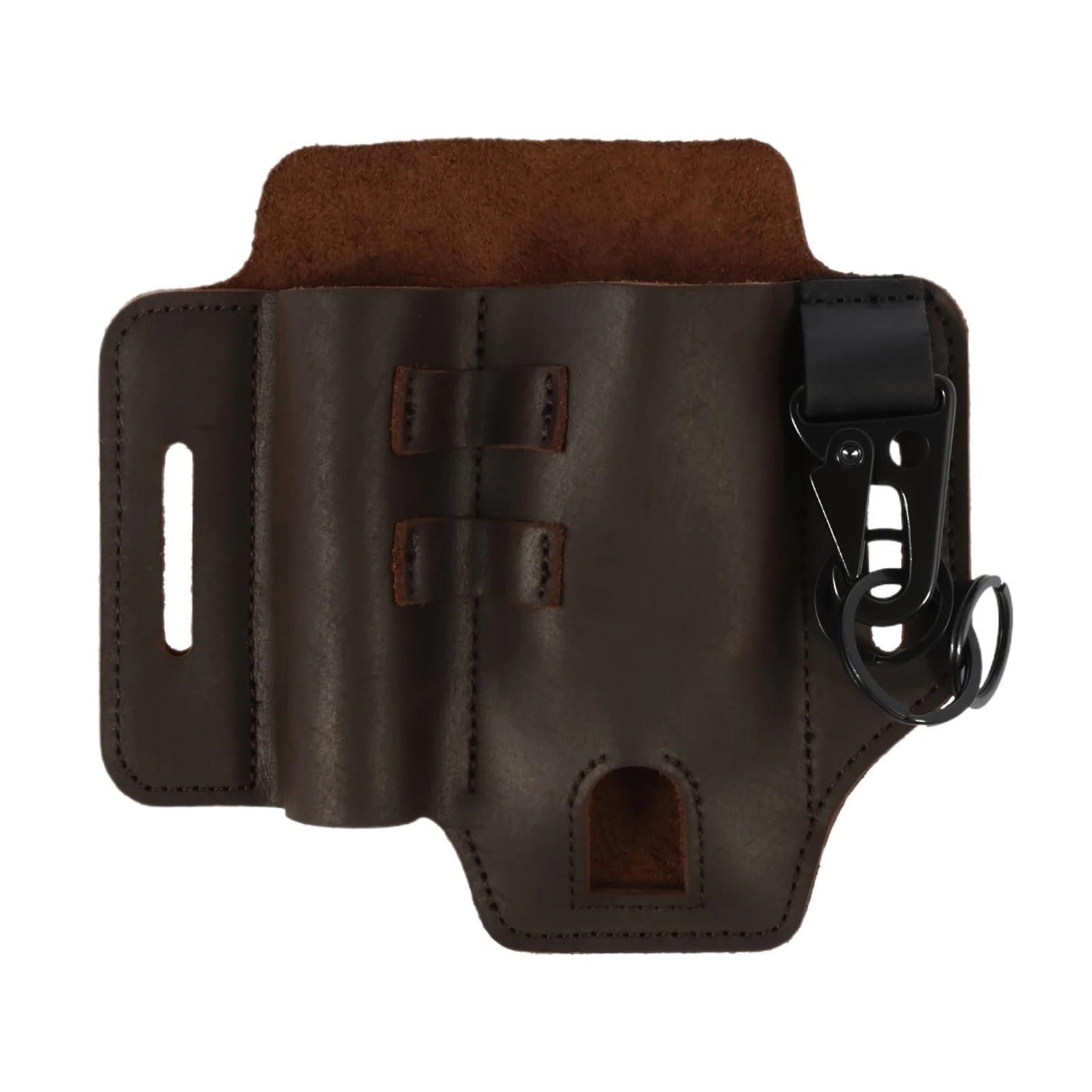 Secateur Holster Guaina multiuso for cintura Organizer tascabile in pelle con fondina for torcia, penna e chiavi for uso quotidiano all'aperto della
