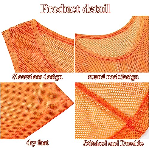Image of Sintege 12 Pcs Soccer Pinnies Pennies Youth Adult