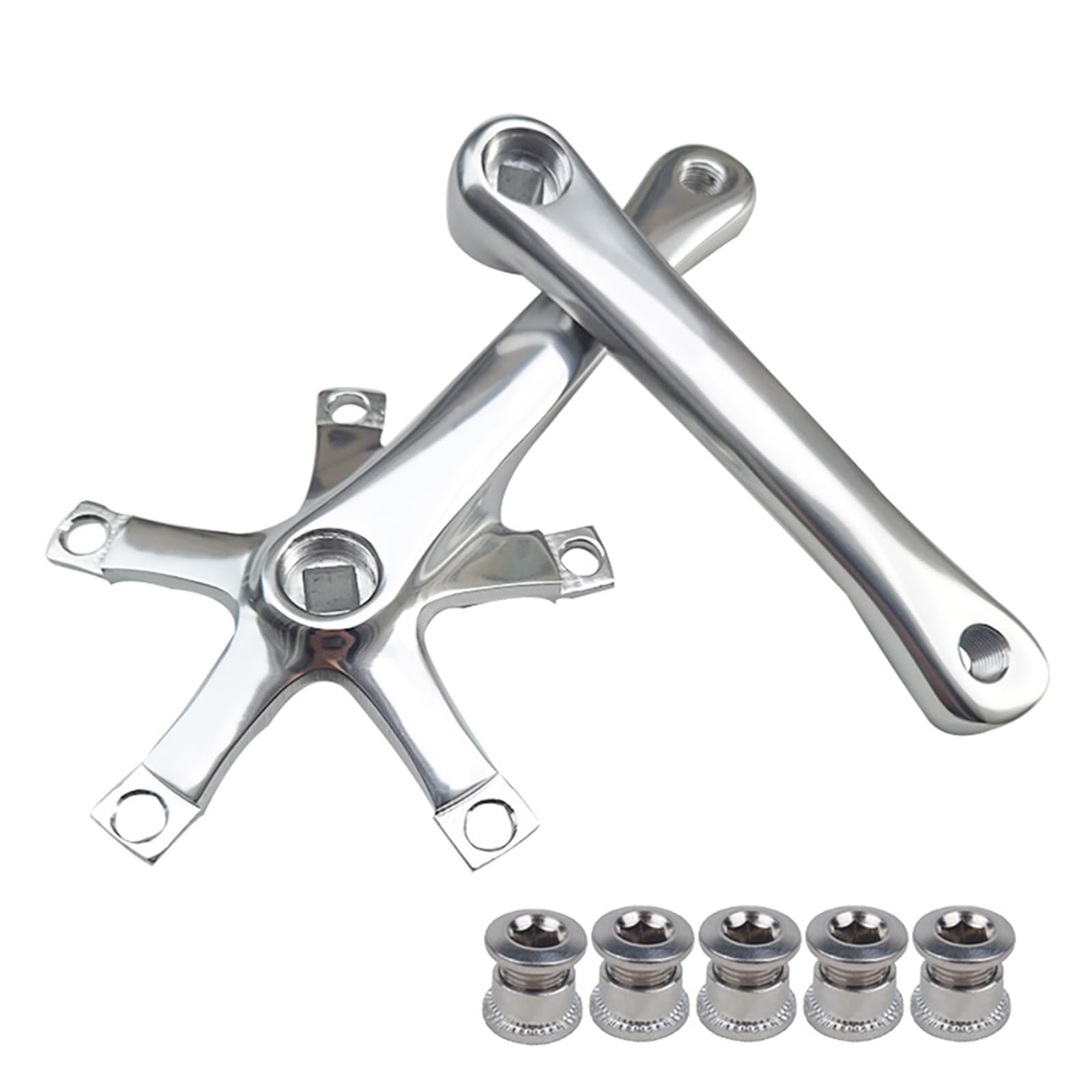 TOPLINE クランク　PCD130 ロードクランク　old mtb 箱付き Amazon | BCD130mm 170mm ラウンドテーパー クランクセット チェーン