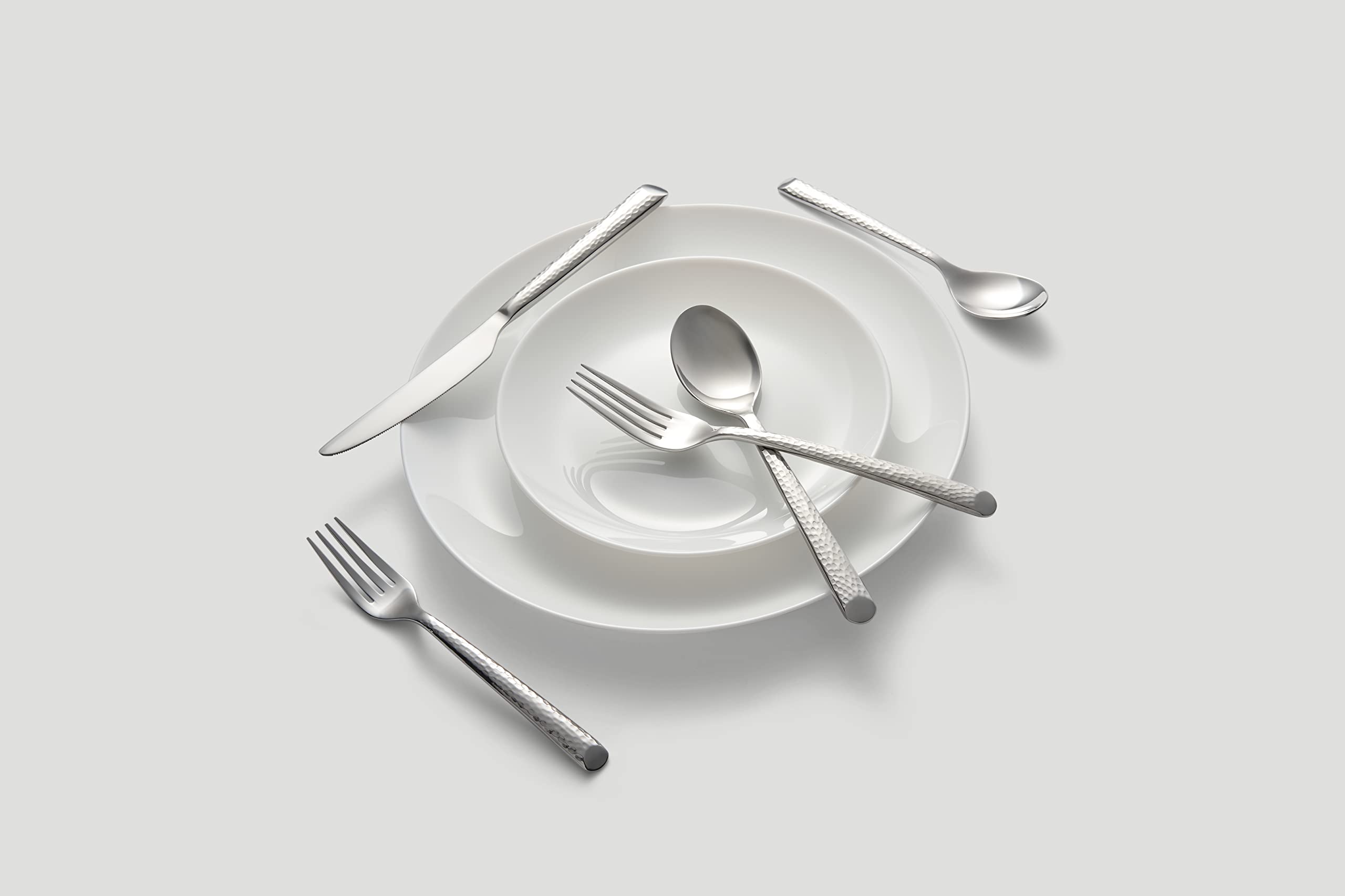 Amazon.com: Cambridge 329320CAMBMS12 Elsa Mirror Hammered 20-Piece