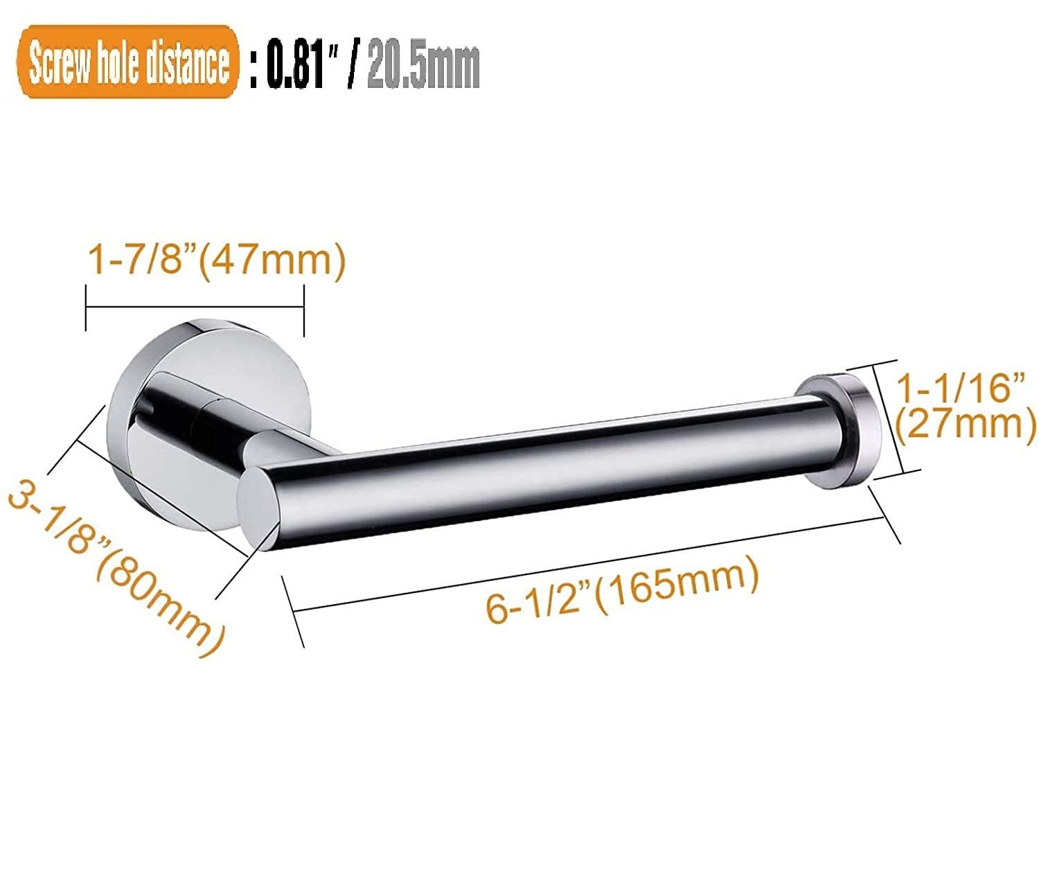 Eolax Perforated Toilet Paper Holder/Towel Ring, Eolax Perforated