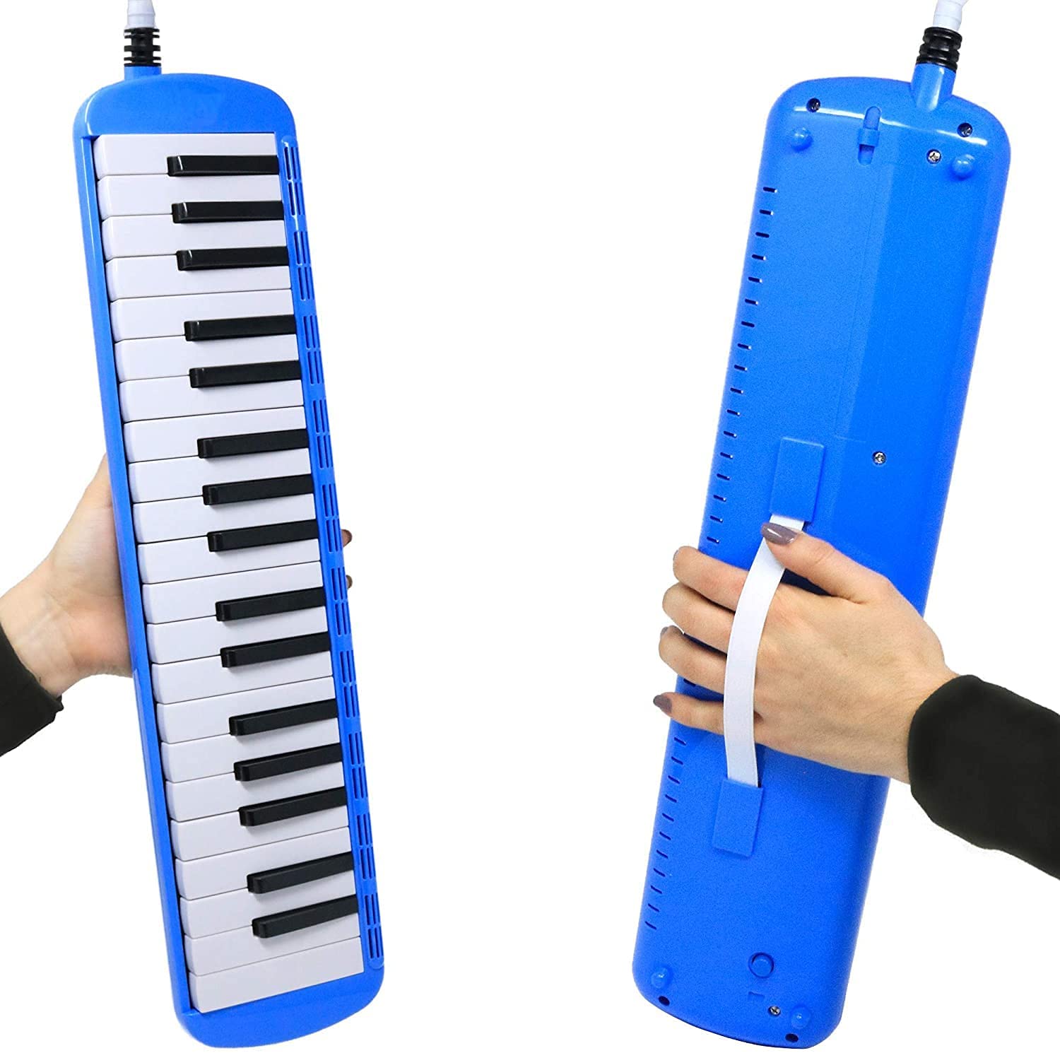 Imported 37 Key Melodica Musical Instrument With Carry Bag Blue