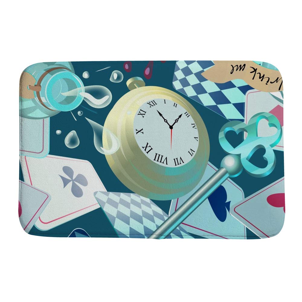 Tapis de bain Alice au pays des merveilles pour éviter le carrelage froid