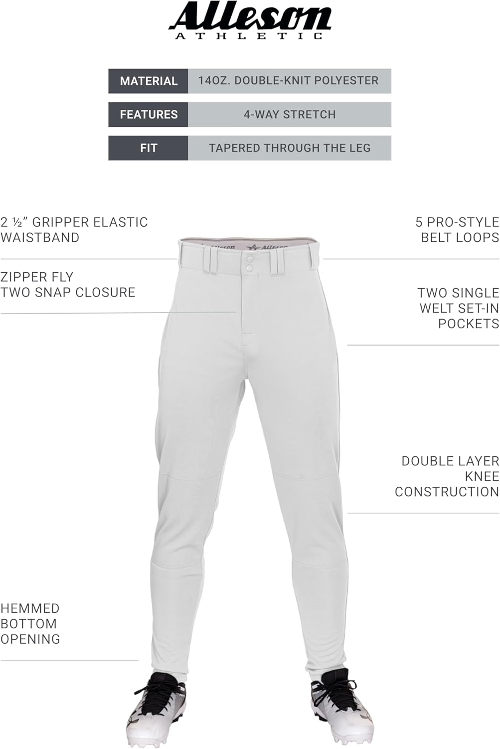 Alleson Athletic Adult Crush Tapered Pant (Style 657CTP)