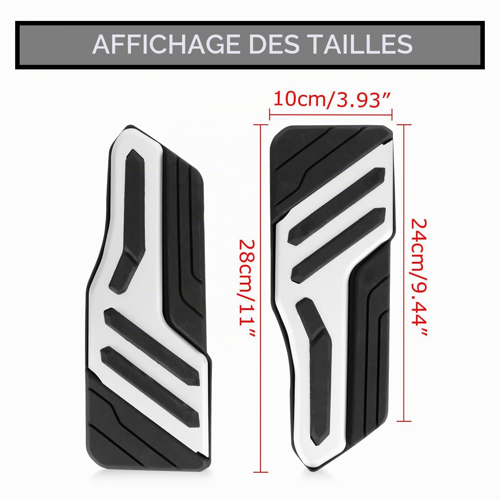 Repose Pieds Arrière pour TMAX 560 TECH MAX 2022 2023 2024 PSLER Conducteur Pédale Accessoires De Moto