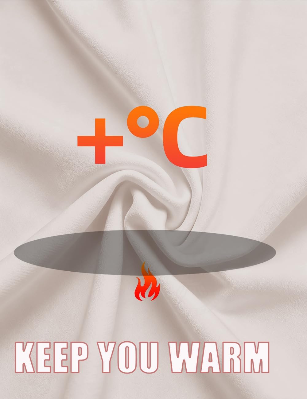 AEEZO Womens Fleece Lined Scoop Neck Long Sleeve Jumpsuit Thermal Sexy Tummy Control Ski Snow One Piece Bodycon Playsuit - Image 4