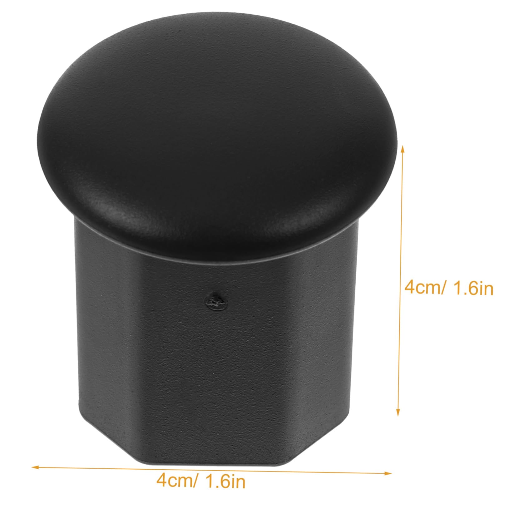 HANABASS Ice Hockey Stick End Caps Replacement End Cover TPE Comfortable Grip Octagonal Tube Design Durable for Competitive Play