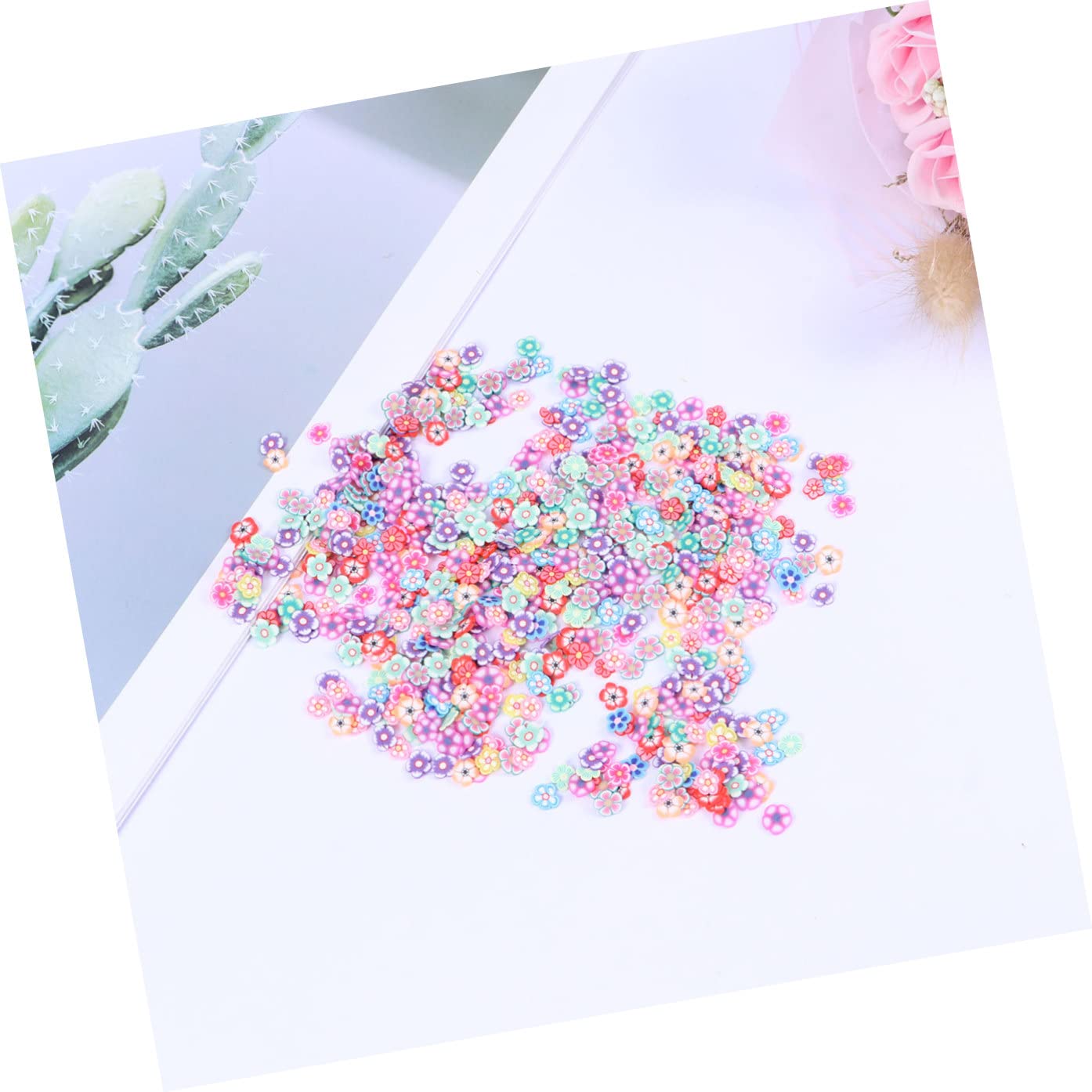 3000pièces Slices Argile Polymère Pour Décoration Art Des Accessoires De Manucure Avec Motif De Fleur De Prunier Outils De Nail Art Pour Usage Professionnel Domicile