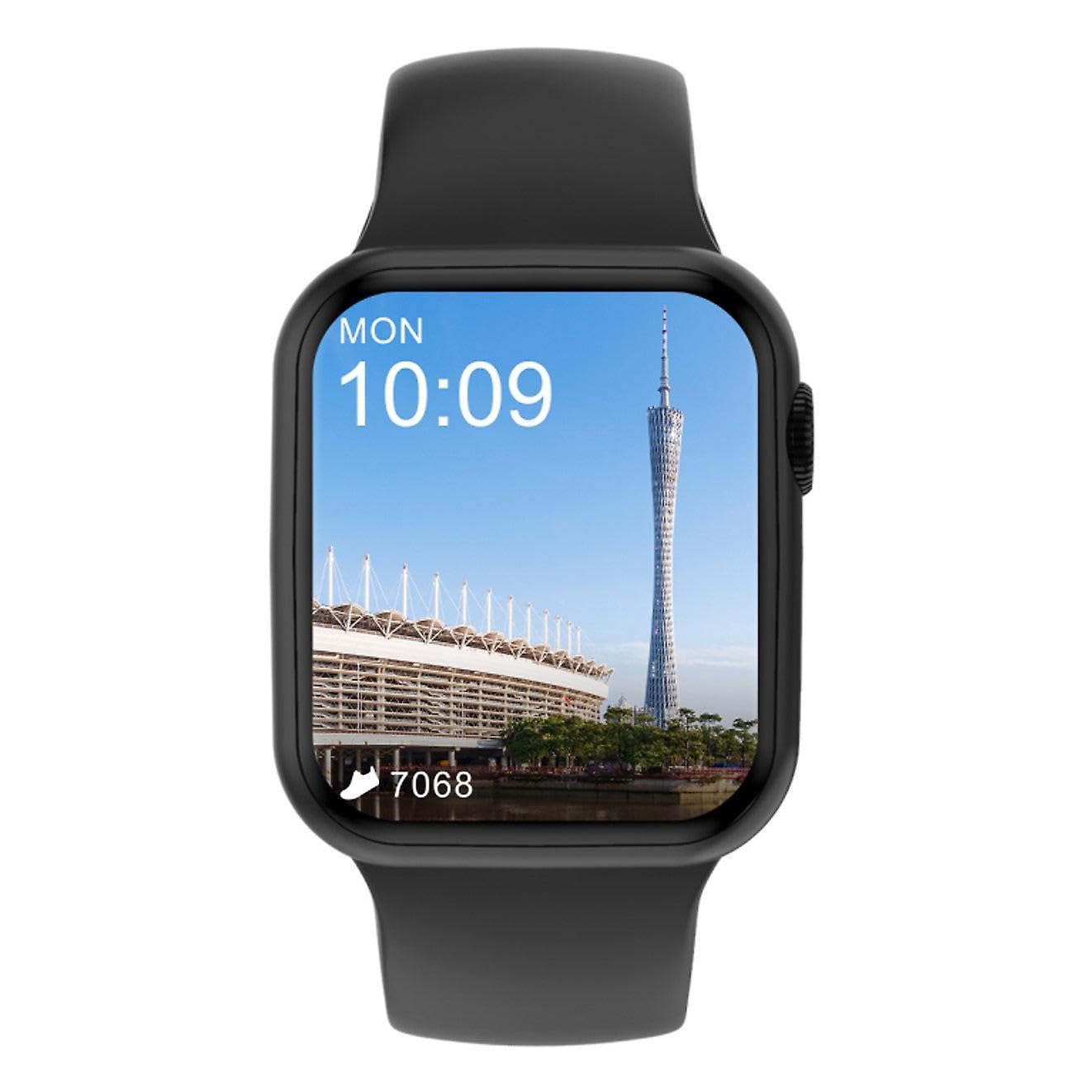 Dt100 - Reloj inteligente para hombre, 1.75 pulgadas, Bluetooth, calculadora de llamadas, protección con contraseña, IP68, impermeable, reloj inteligente para mujer Vs Hw22 Ak76 W26+